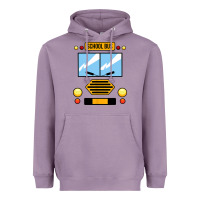 Lavender school bus costume cool halloween Heavyweight Hoodie - artisFamous