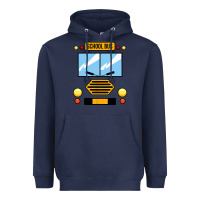 Navy school bus costume cool halloween Heavyweight Hoodie - artisFamous