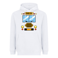 White school bus costume cool halloween Heavyweight Hoodie - artisFamous