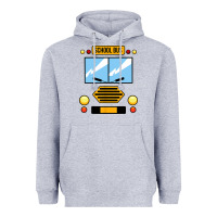 Heather Grey school bus costume cool halloween Heavyweight Hoodie - artisFamous