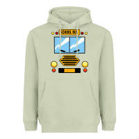 Matcha school bus costume cool halloween Heavyweight Hoodie - artisFamous