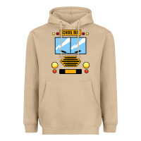 Mushroom school bus costume cool halloween Heavyweight Hoodie - artisFamous