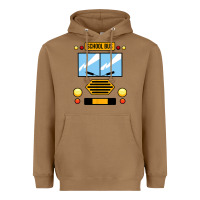 Toasted Coconut school bus costume cool halloween Heavyweight Hoodie - artisFamous