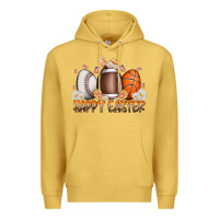 Antique Gold happy easter day eggs Premium Hoodie - RacoonDesign