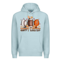 Blue Mist happy easter day eggs Premium Hoodie - RacoonDesign