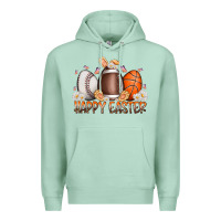 Seafoam happy easter day eggs Premium Hoodie - RacoonDesign