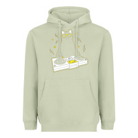 Matcha cat dj Heavyweight Hoodie - artisFamous