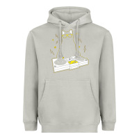 Moon Dust cat dj Heavyweight Hoodie - artisFamous
