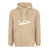 Mushroom cat dj Heavyweight Hoodie - artisFamous
