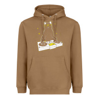 Toasted Coconut cat dj Heavyweight Hoodie - artisFamous