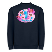 Navy back to school flowers first grade 3200x2400 Heavyweight Sweatshirt - AdoDesignShop