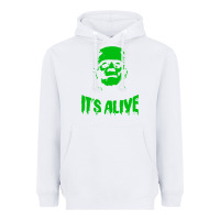 White frankenstein Heavyweight Hoodie - artisFamous