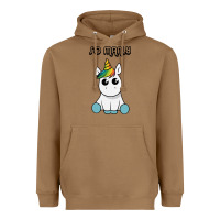 Toasted Coconut so manly funny unicorn Heavyweight Hoodie - artisFamous