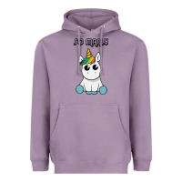 Lavender so manly funny unicorn Heavyweight Hoodie - artisFamous