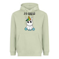 Matcha so manly funny unicorn Heavyweight Hoodie - artisFamous