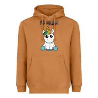Meerkat so manly funny unicorn Heavyweight Hoodie - artisFamous