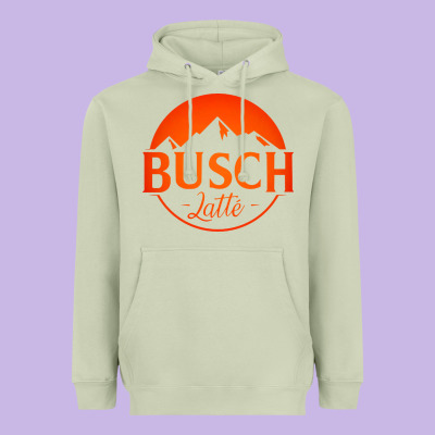 Busch Latte Heavyweight Hoodie Designed By Artisfamous