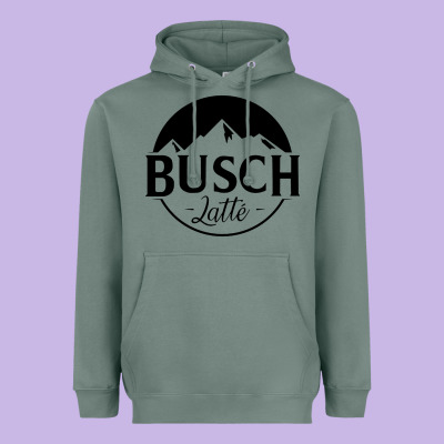 Busch Latte Heavyweight Hoodie Designed By Artisfamous