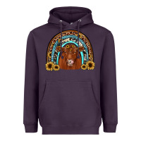 Plum red angus rainbow Heavyweight Hoodie - JahusDesignShop