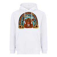 White red angus rainbow Heavyweight Hoodie - JahusDesignShop