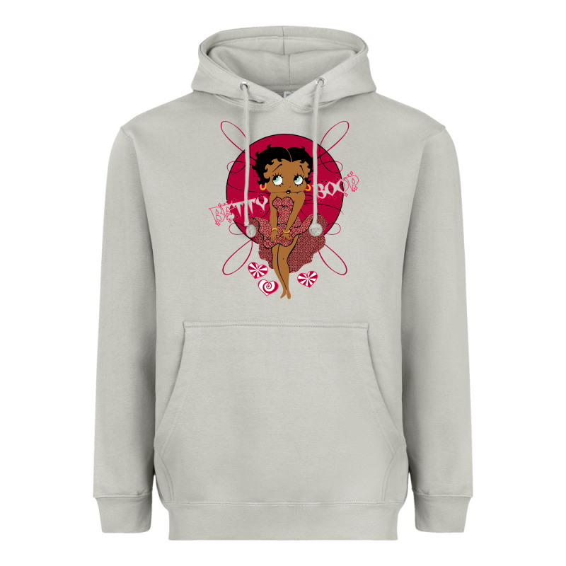 Black Betty Boop Heavyweight Hoodie by artisFamous | Teevron