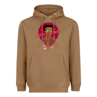 Toasted Coconut Black Betty Boop Heavyweight Hoodie - artisFamous