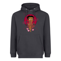 Smoke Black Betty Boop Heavyweight Hoodie - artisFamous