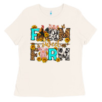 Bone farm sweet farm western  olivia Ladies Tee - OliviaCreatesArt