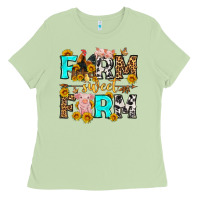 Matcha farm sweet farm western  olivia Ladies Tee - OliviaCreatesArt