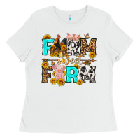White farm sweet farm western  olivia Ladies Tee - OliviaCreatesArt