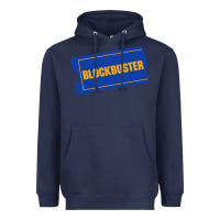 Navy blockbuster ticket Heavyweight Hoodie - artisFamous
