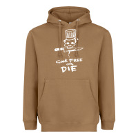 Toasted Coconut bourdain cook free or die Heavyweight Hoodie - artisFamous
