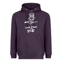 Plum bourdain cook free or die Heavyweight Hoodie - artisFamous