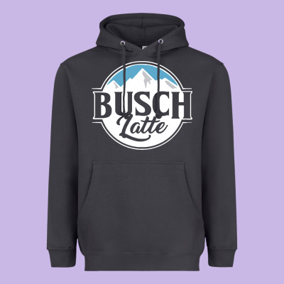 Busch Latte Heavyweight Hoodie Designed By Artisfamous