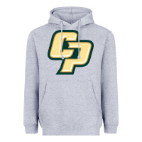 Heather Grey Cal Poly CP Heavyweight Hoodie - artisFamous