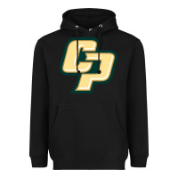 Black Cal Poly CP Heavyweight Hoodie - artisFamous