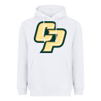 White Cal Poly CP Heavyweight Hoodie - artisFamous