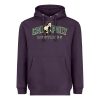 Plum cal poly mustangs Heavyweight Hoodie - artisFamous