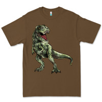 Cacao T-rex Premium Tee - HowdyJamesFarm