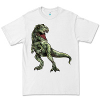 White T-rex Premium Tee - HowdyJamesFarm