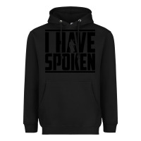 Black this is the way spoken Heavyweight Hoodie - artisFamous