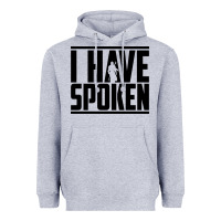 Heather Grey this is the way spoken Heavyweight Hoodie - artisFamous