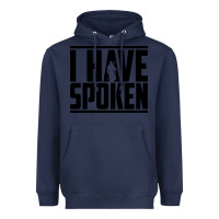 Navy this is the way spoken Heavyweight Hoodie - artisFamous