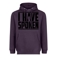 Plum this is the way spoken Heavyweight Hoodie - artisFamous