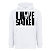 White this is the way spoken Heavyweight Hoodie - artisFamous