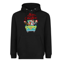 Black Scooby Doo merry christmas Heavyweight Hoodie - artisFamous