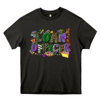 Asphalt loan officer mardi gras cowgirl Heavy Core Tee - CowGirlArtShop