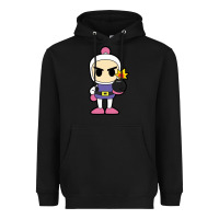 Black bomberman Heavyweight Hoodie - artisFamous
