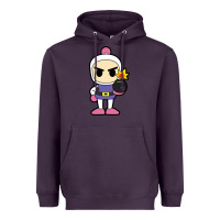 Plum bomberman Heavyweight Hoodie - artisFamous