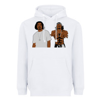 White outkast Heavyweight Hoodie - artisFamous
